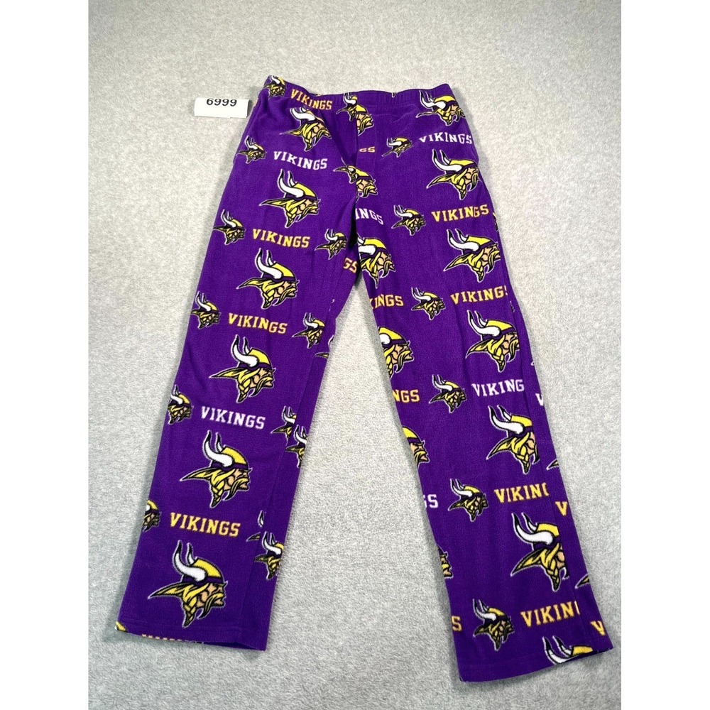 Minnesota Vikings Pajama Pants Men Small Purple NFL Team Apparel Football Sports